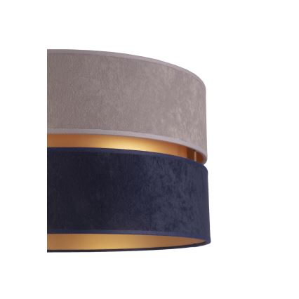 Duolla - Podna lampa DUO 1xE27/60W/230V prečnika 44 cm siva/plava/wenge