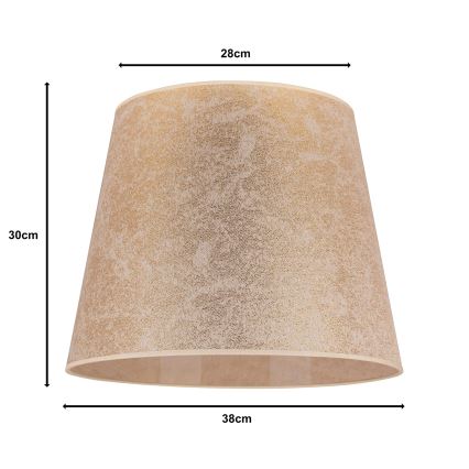 Duolla - Prigušiva za luster CLASSIC L E27 Ø 38 cm zlatna