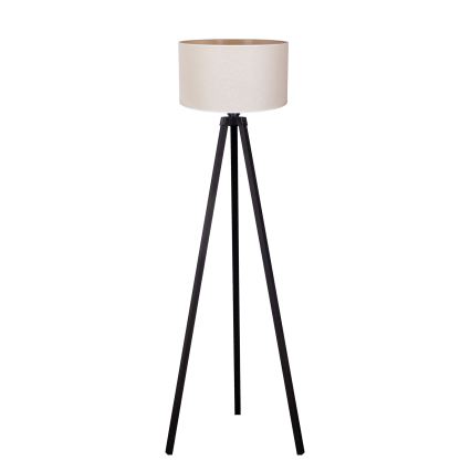 Duolla - Stojeća lampa 1xE27/60W/230V preč. 44 cm krem/wenge