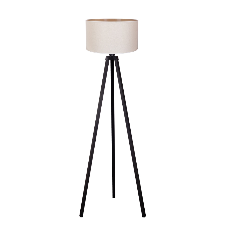 Duolla - Stojeća lampa 1xE27/60W/230V preč. 44 cm krem/wenge