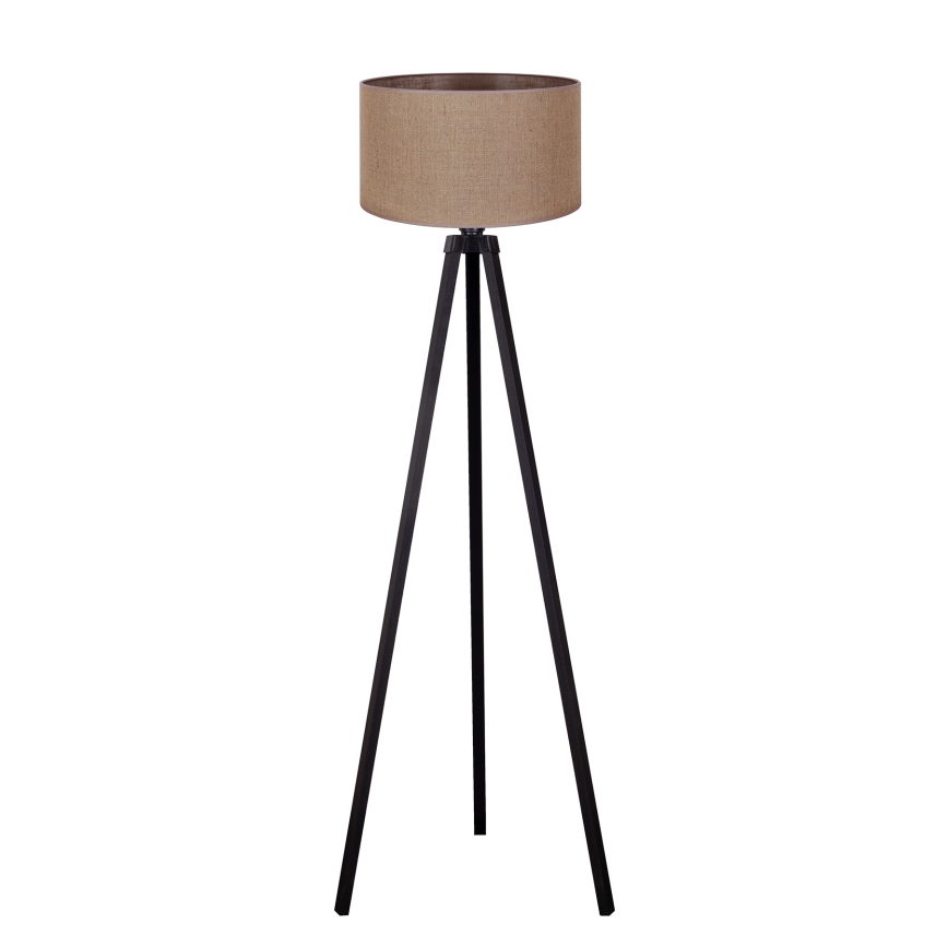 Duolla - Stojeća lampa 1xE27/60W/230V, prečnik 44 cm, braon/wenge
