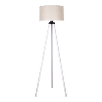 Duolla - stojeća lampa 1xE27/60W/230V prečnik 44 cm krem/bela