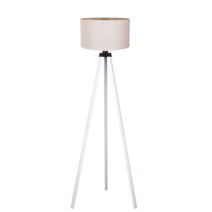 Duolla - stojeća lampa 1xE27/60W/230V prečnik 44 cm krem/bela