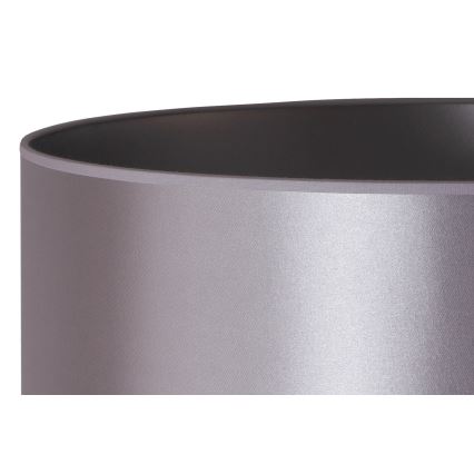 Duolla - Stojeća lampa CANNES 1xE27/15W/230V prečnik 45 cm srebrna/crna