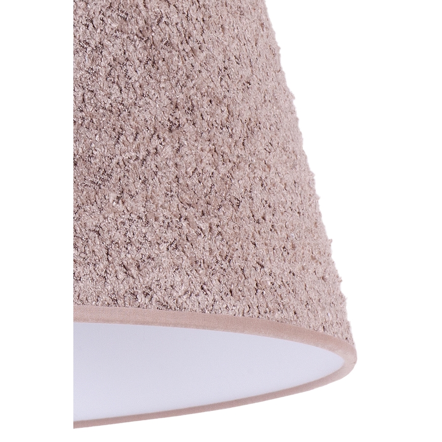 Duolla - Stolna lampa BOUCLE 1xE27/15W/230V prečnik 28 cm braon/drvo