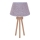 Duolla - Stona lampa BOUCLE 1xE27/15W/230V Ø 28 cm siva/drvo