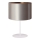 Duolla - Stona lampa CANNES 1xE14/15W/230V prečnik 20 cm srebrna/bakarna/bela
