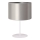 Duolla - Stona lampa CANNES 1xE14/15W/230V prečnik 20 cm srebrna/bela
