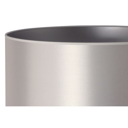 Duolla - Stona lampa CANNES 1xE14/15W/230V prečnik 20 cm srebrna/bela