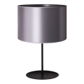 Duolla - Stona lampa CANNES 1xE14/15W/230V prečnik 20 cm srebrna/crna