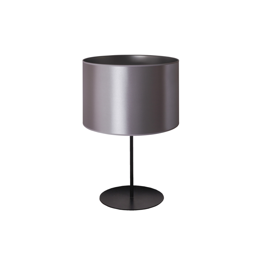 Duolla - Stona lampa CANNES 1xE14/15W/230V prečnik 20 cm srebrna/crna