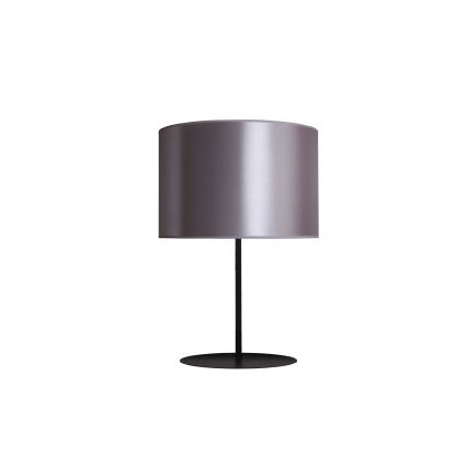 Duolla - Stona lampa CANNES 1xE14/15W/230V prečnik 20 cm srebrna/crna