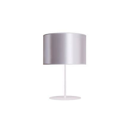 Duolla - Stona lampa CANNES 1xE14/15W/230V, prečnika 20 cm, srebrna/bakarna/bela