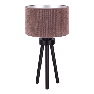 Duolla - Stona lampa LYON 1xE27/15W/230V prečnik 30 cm braon