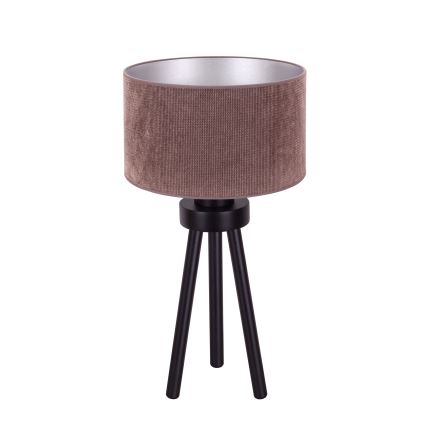 Duolla - Stona lampa LYON 1xE27/15W/230V prečnik 30 cm braon