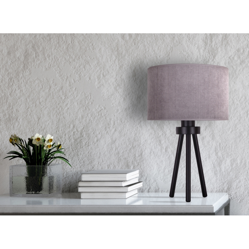 Duolla - Stona lampa LYON 1xE27/15W/230V prečnik 30 cm siva