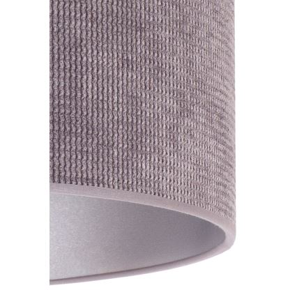 Duolla - Stona lampa LYON 1xE27/15W/230V prečnik 30 cm siva