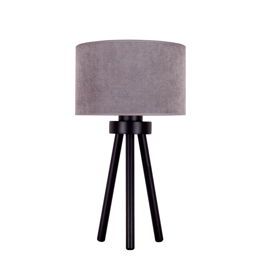 Duolla - Stona lampa LYON 1xE27/15W/230V prečnik 30 cm siva