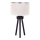 Duolla - Stona lampa LYON 1xE27/15W/230V Ø 30 cm krem