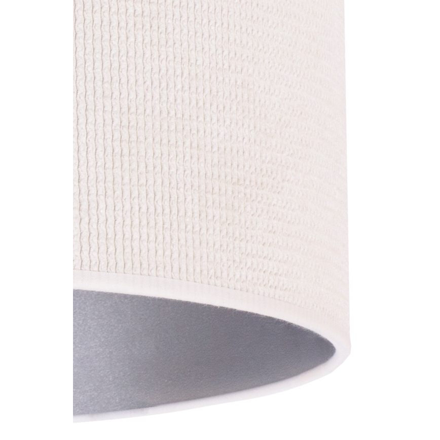 Duolla - Stona lampa LYON 1xE27/15W/230V Ø 30 cm krem