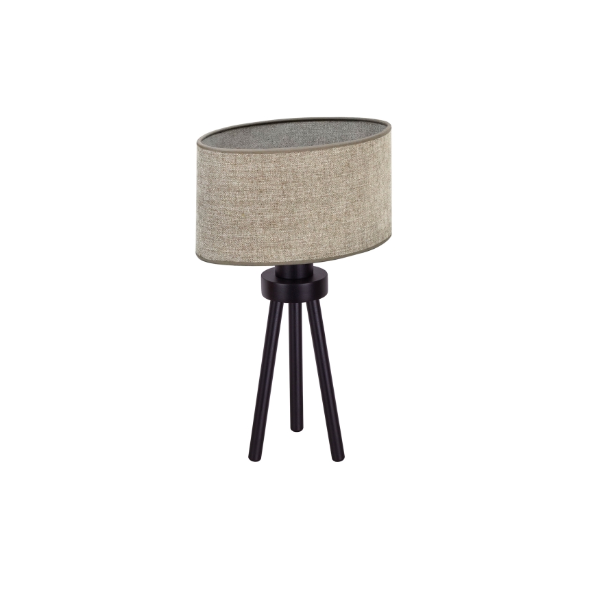 Duolla - Stona lampa OVAL 1xE27/15W/230V, prečnik 30 cm, braon
