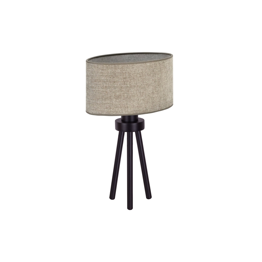 Duolla - Stona lampa OVAL 1xE27/15W/230V, prečnik 30 cm, braon