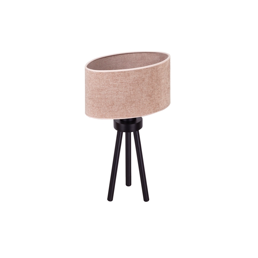 Duolla - Stona lampa OVAL 1xE27/15W/230V, prečnik 30 cm, ružičasta