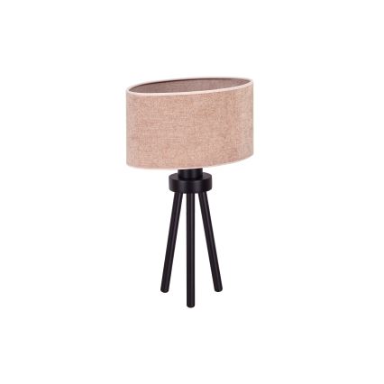 Duolla - Stona lampa OVAL 1xE27/15W/230V, prečnik 30 cm, ružičasta