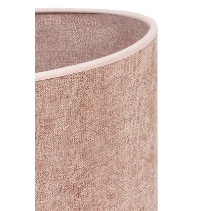 Duolla - Stona lampa OVAL 1xE27/15W/230V, prečnik 30 cm, ružičasta