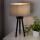 Duolla - Stona lampa OVAL, 1xE27/15W/230V, prečnik 30 cm, siva