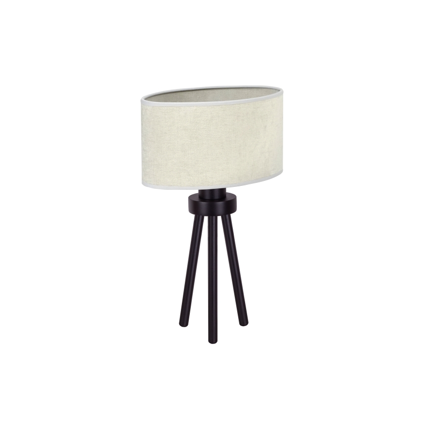 Duolla - Stona lampa OVAL, 1xE27/15W/230V, prečnik 30 cm, siva