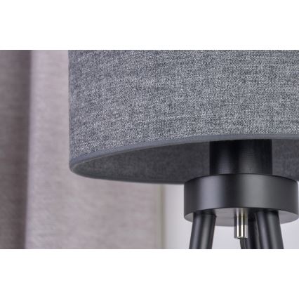 Duolla - Stona lampa OVAL 1xE27/15W/230V prečnik 30 cm siva