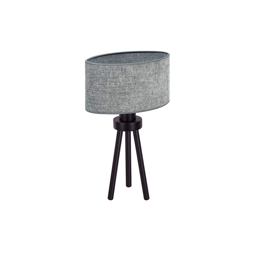 Duolla - Stona lampa OVAL 1xE27/15W/230V prečnik 30 cm siva