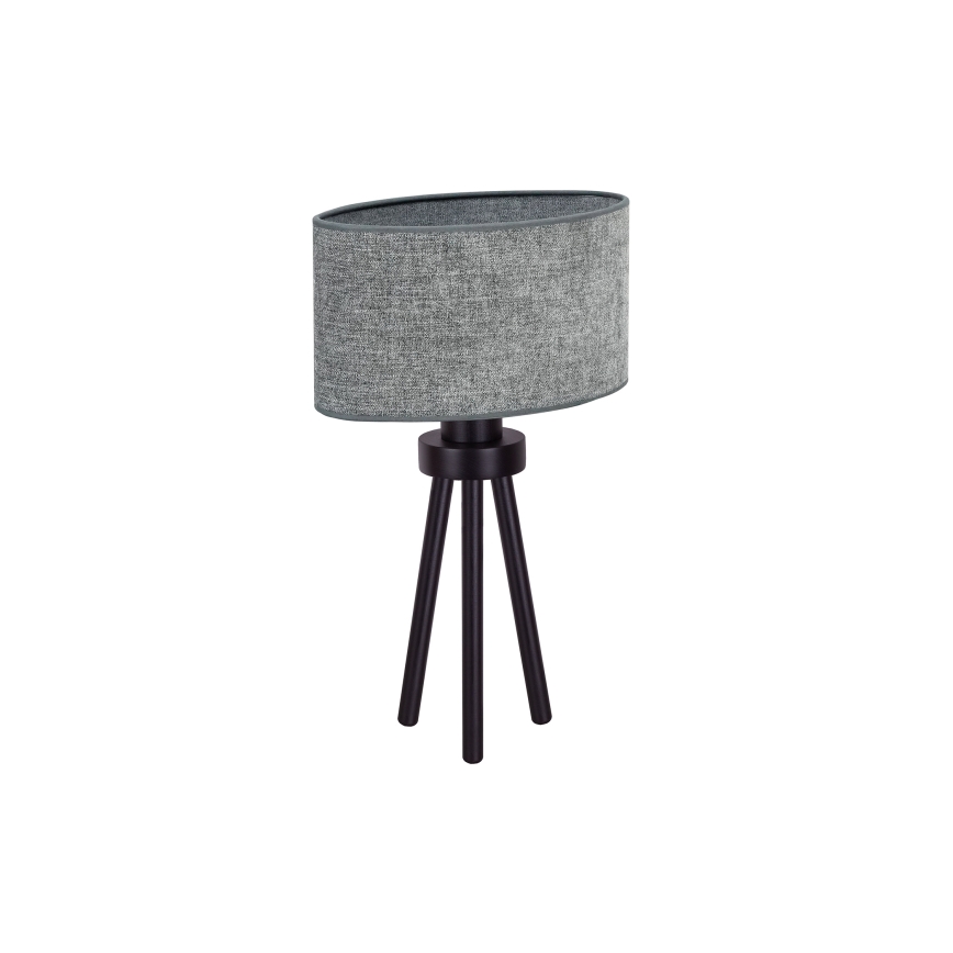 Duolla - Stona lampa OVAL 1xE27/15W/230V prečnik 30 cm siva