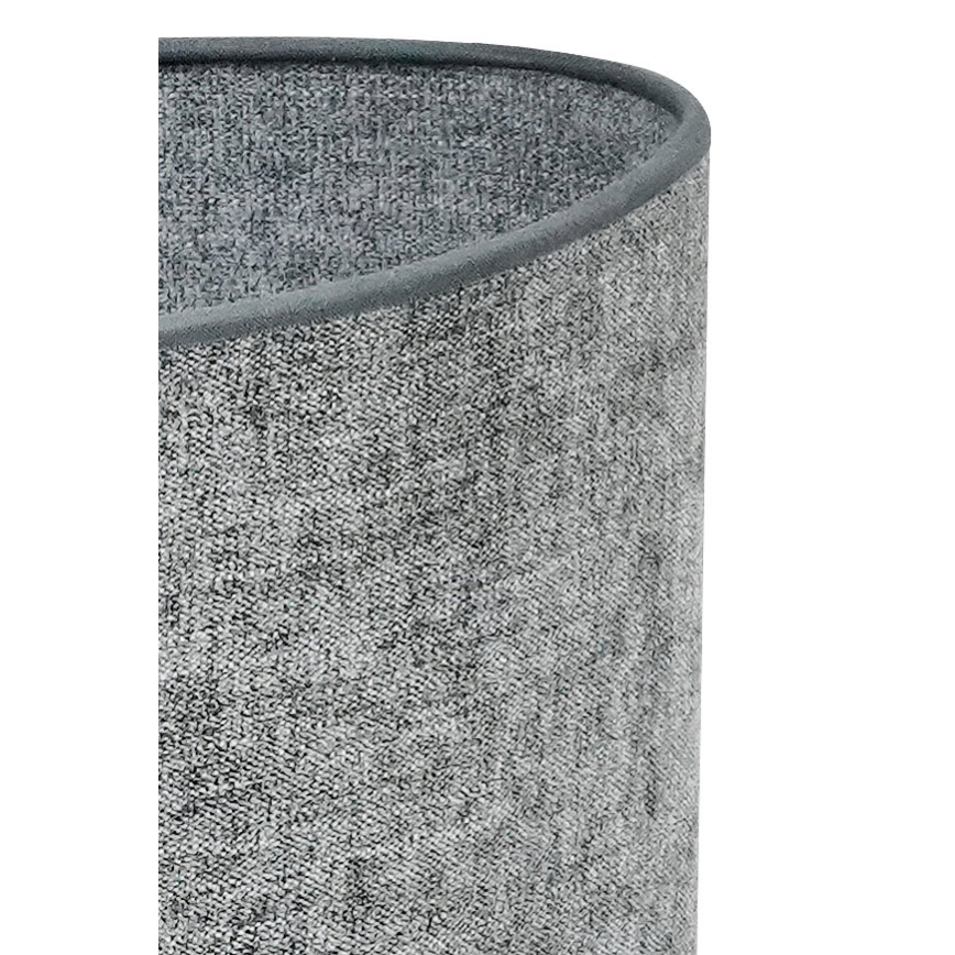 Duolla - Stona lampa OVAL 1xE27/15W/230V prečnik 30 cm siva