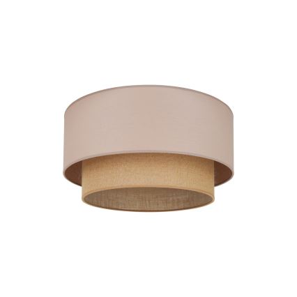 Duolla - Stropna svetiljka BOHO 1xE27/15W/230V prečnik 45 cm bež/braon