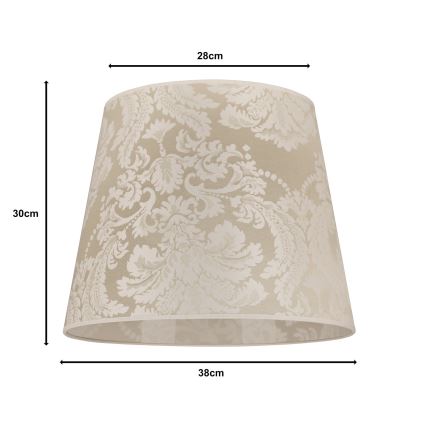 Duolla - Univerzalni abažur CLASSIC L E27 prečnika 38 cm krem