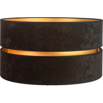 Duolla - Univerzalni abažur DUO E27 prečnika 40 cm crna/zlatna