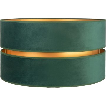 Duolla - Univerzalni abažur DUO E27 Ø 40 cm zeleni/zlatni