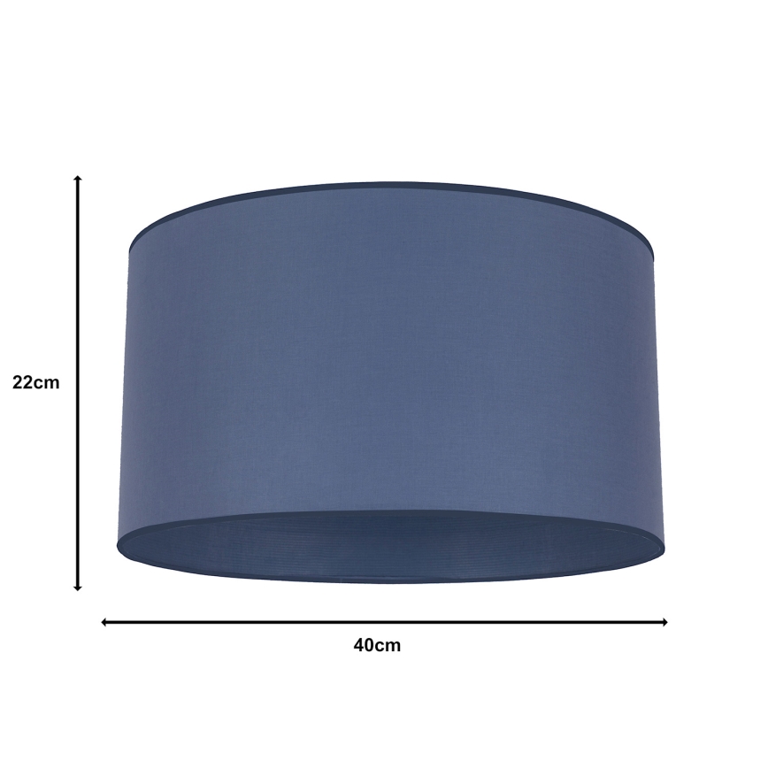 Duolla - Univerzalni abažur ROLLER E27, prečnika 40 cm, plave boje