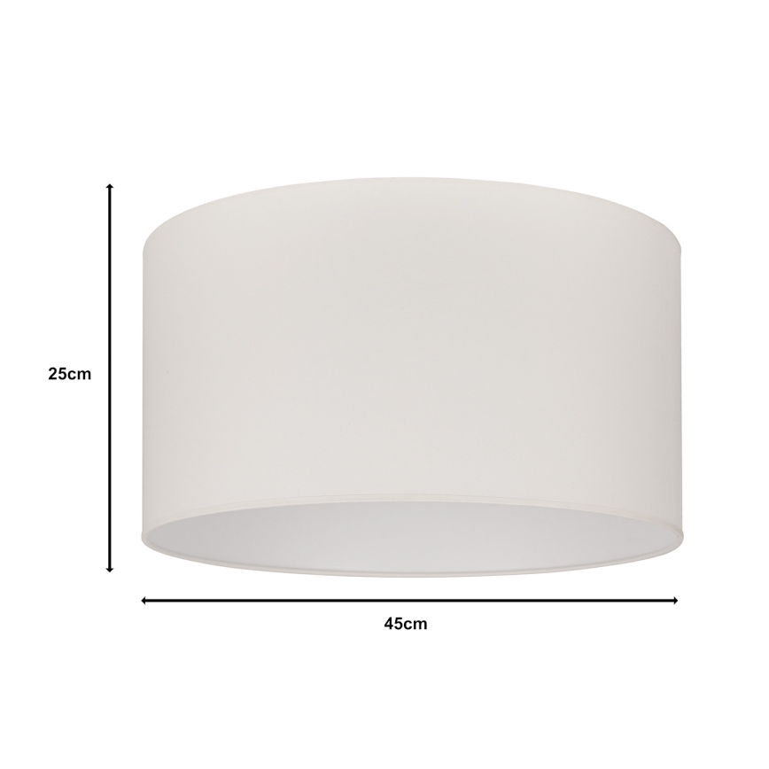 Duolla - Univerzalni abažur ROLLER E27, prečnika 45 cm, krem