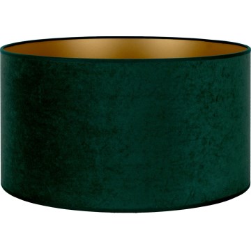 Duolla - Univerzalni abažur VELVET E27 prečnika 35 cm zelena/zlatna