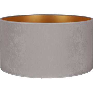 Duolla - Univerzalni VELVET abažur E27 Ø 35 cm siva/zlatna