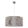 Duolla - Viseći luster na sajli ALTO 1xE27/40W/230V, prečnik 45 cm, srebrna