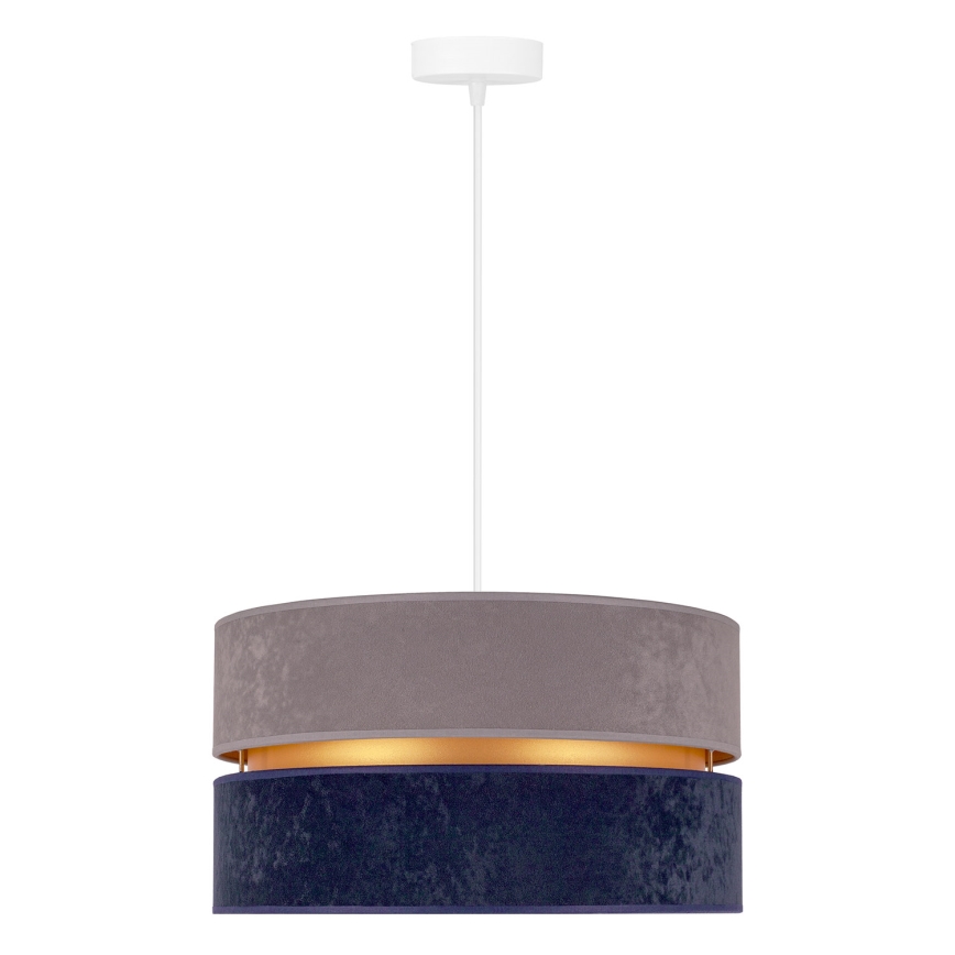 Duolla - Viseći luster na sajli DUO 1xE27/15W/230V Ø 40 cm plava