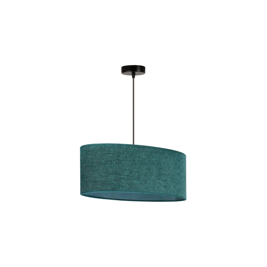 Duolla - Viseći luster na sajli OVAL 1xE27/15W/230V zelena
