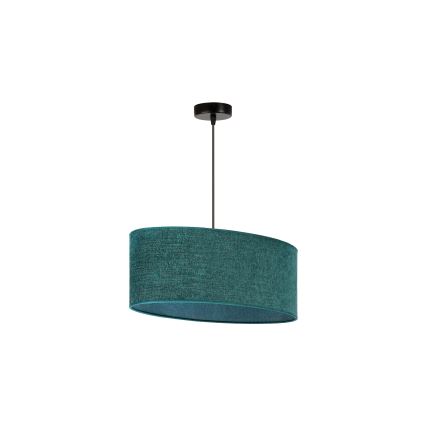 Duolla - Viseći luster na sajli OVAL 1xE27/15W/230V zelena
