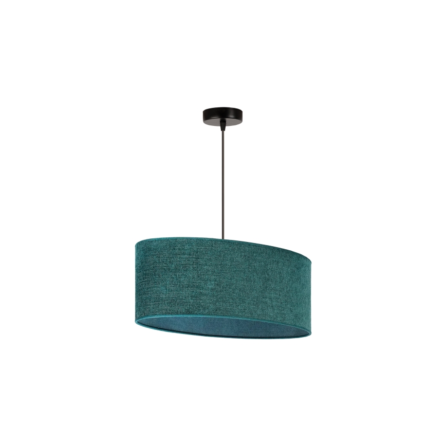 Duolla - Viseći luster na sajli OVAL 1xE27/15W/230V zelena