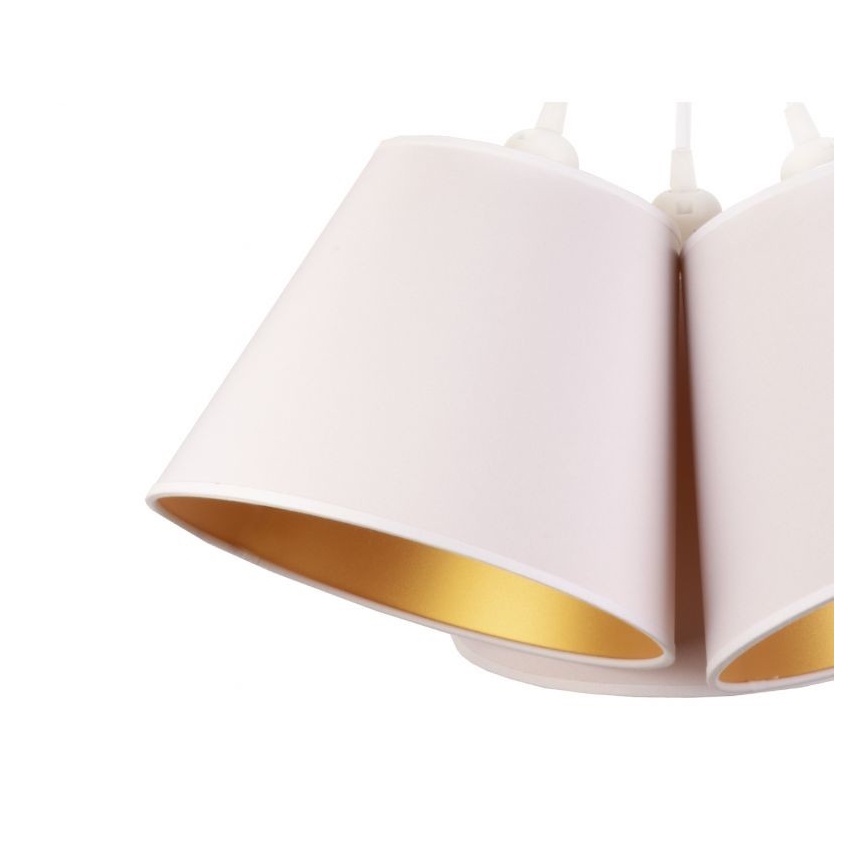 Duolla - Viseći luster na sajli TWIGGY 3xE27/40W/230V prečnika 60 cm, beo