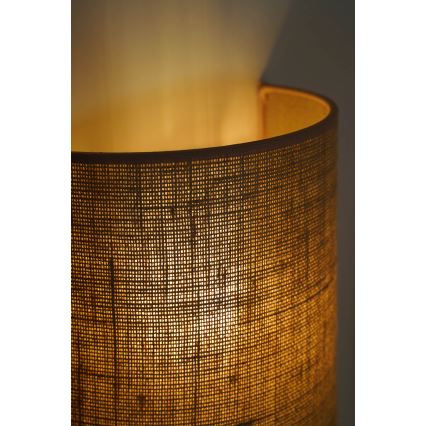 Duolla - Zidna svetiljka YUTE 1xE27/15W/230V, prečnika 20 cm, braon